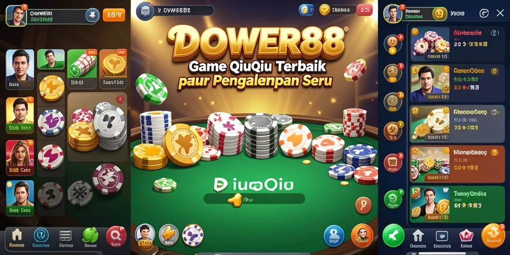 Screenshot DOWER88 menampilkan serunya gameplay QiuQiu.