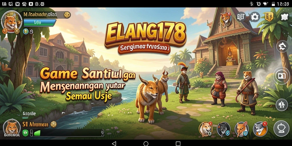 Tampilan menarik dari gameplay ELANG178 yang penuh warna.