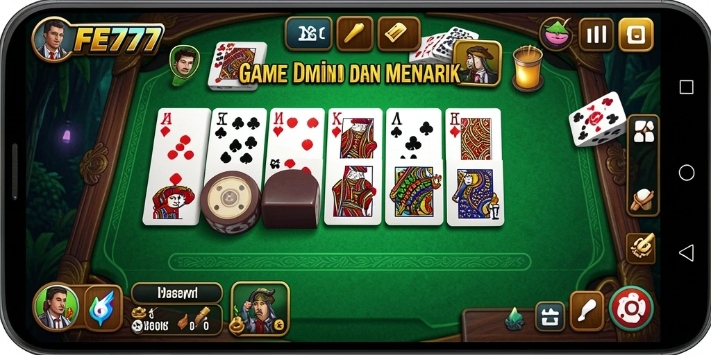 Tampilan gameplay menarik dari game Domino FE777.