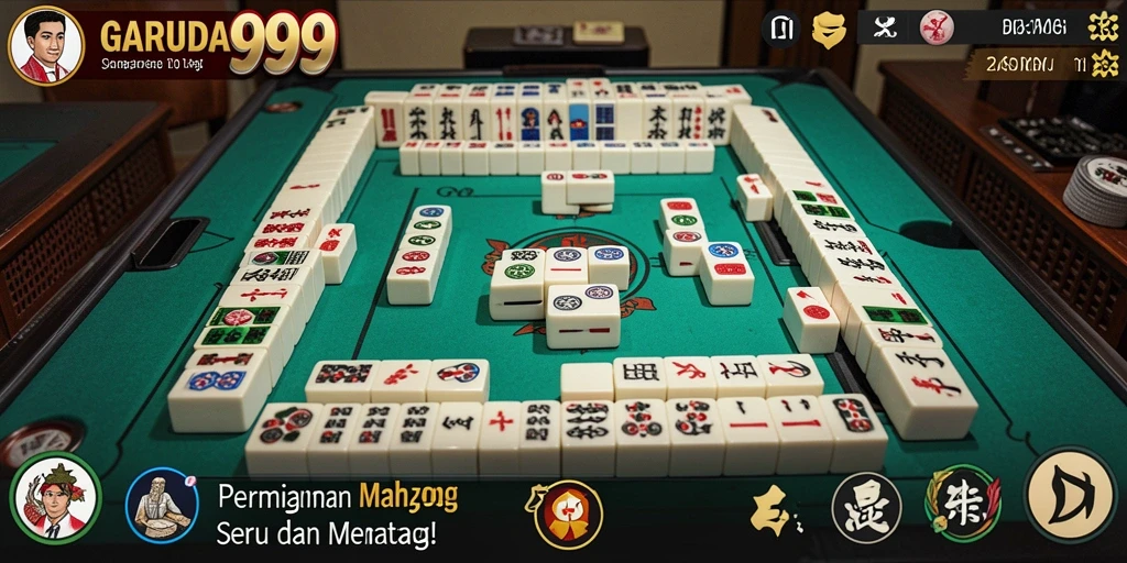 Tampilan layar permainan GARUDA999 yang menarik saat bermain Mahjong.