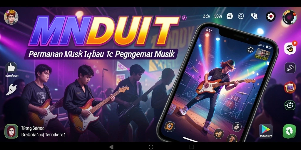 Screenshot gameplay <strong>MNDUIT</strong> menampilkan momen seru saat bermain musik.