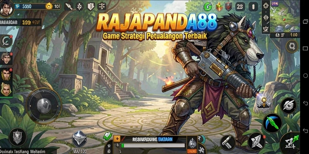 Tampilan gameplay RAJAPANDA88 yang menarik dan kompetitif.