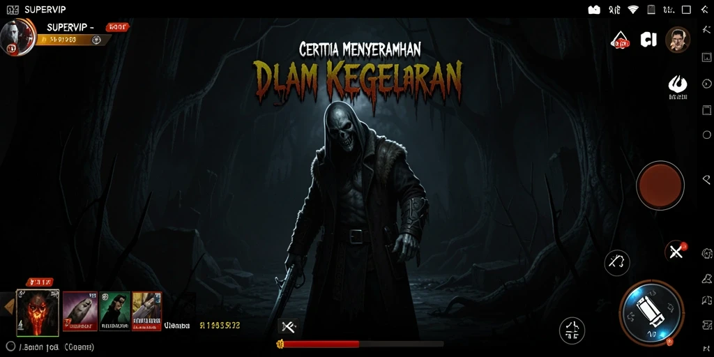 Gameplay menyeramkan dengan suasana mencekam di SUPERVIP.