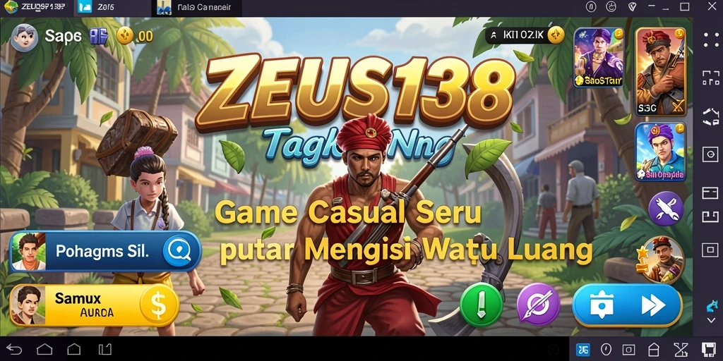 Gameplay seru ZEUS138 yang penuh warna dan tantangan.
